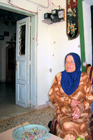 Her home was hit with cluster bombs.